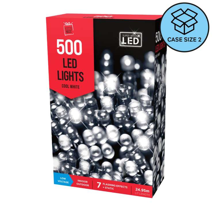 500 LED Lights (24.95m) - Cool White