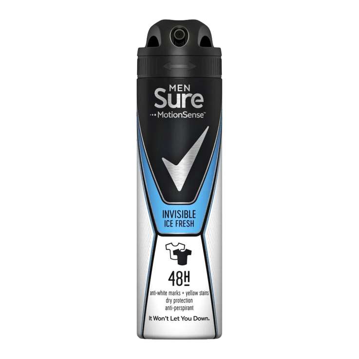 Sure Men Antiperspirant (150ml) - Invisible Ice Fresh