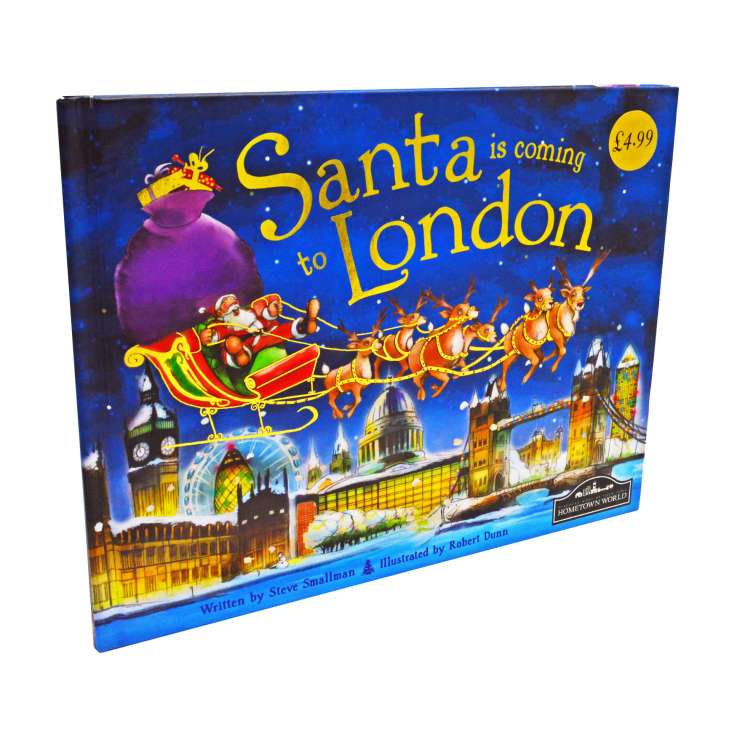 Santa is Coming to London (Hardcover Book)