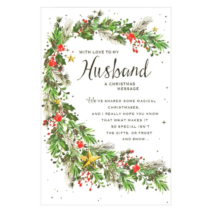 Christmas Cards Code 75 - Husband