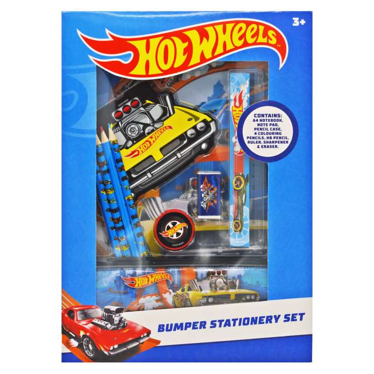 Hot Wheels Bumper Stationery Set