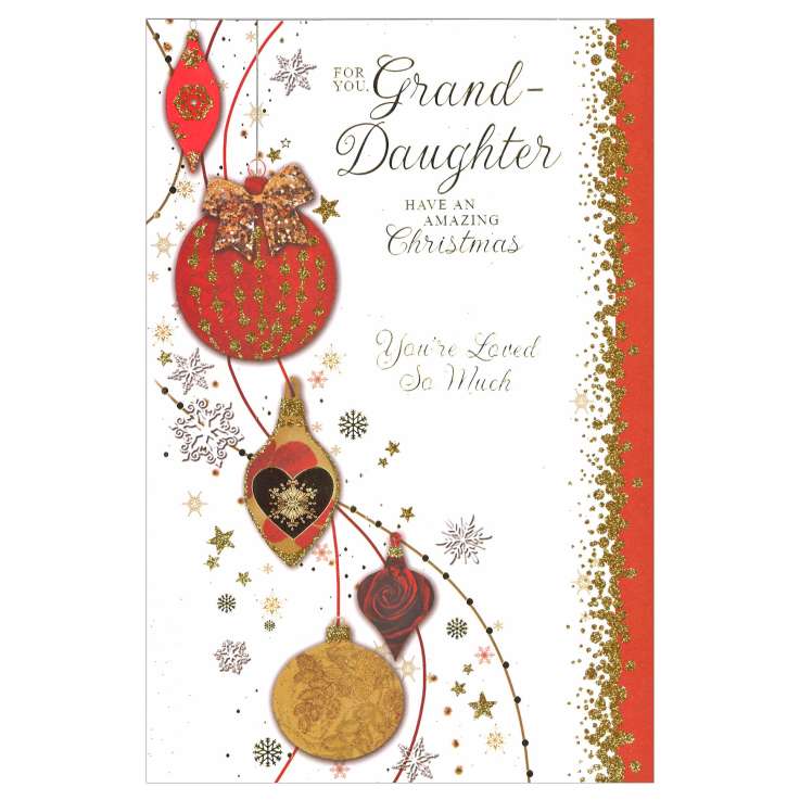 Christmas Cards Code 75 - Grand-Daughter