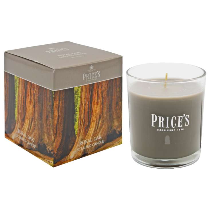 Price’s Scented Glass Candle - Royal Oak