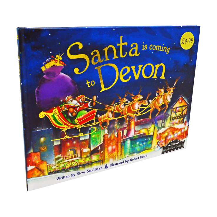 Santa is Coming to Devon (Hardcover Book)