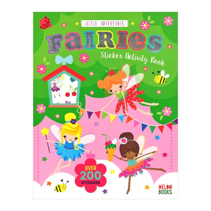 Little Adventures Sticker Activity Book (52 Pages) - Fairies