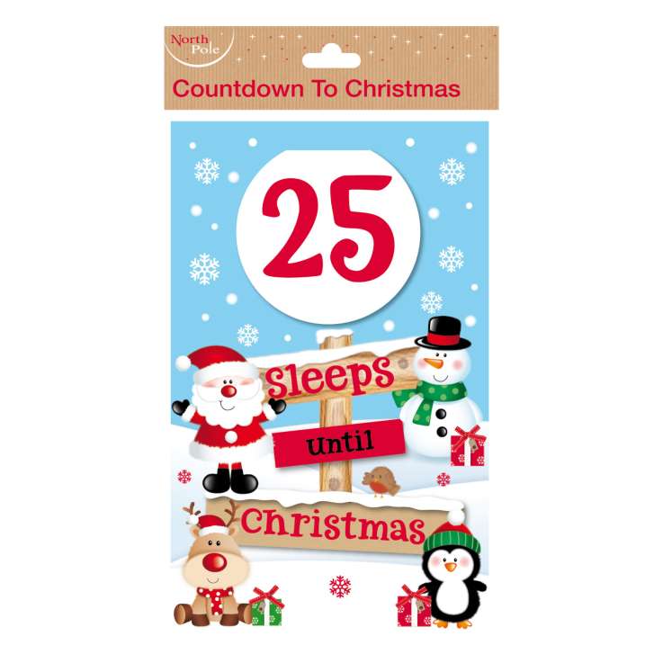 Countdown to Christmas Hanging Calendar