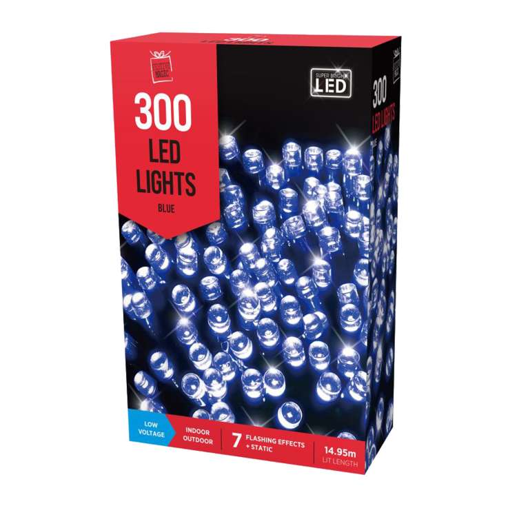 300 LED Lights (14.95m) - Blue