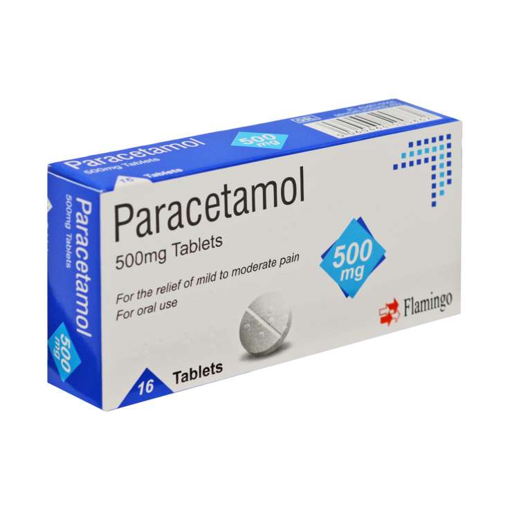 Flamingo Paracetamol (500mg) Round Tablets 16 Pack