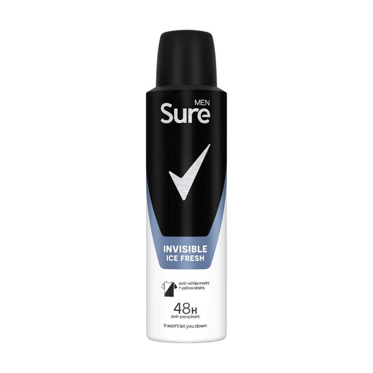 Sure Men Anti-Perspirant (150ml) - Invisible Ice Fresh