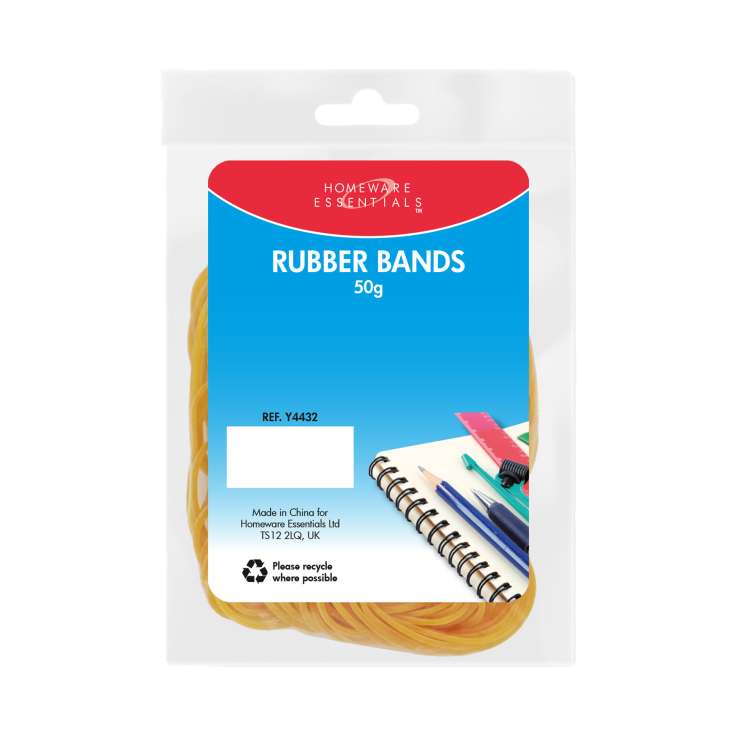 Homeware Essentials Rubber Bands (50g)