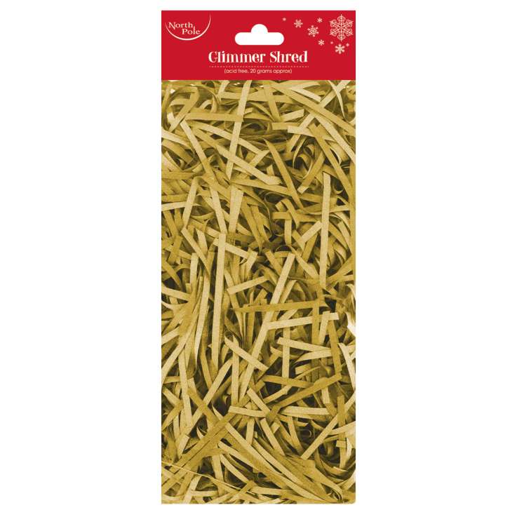 Christmas Gold Glimmer Shred 20g