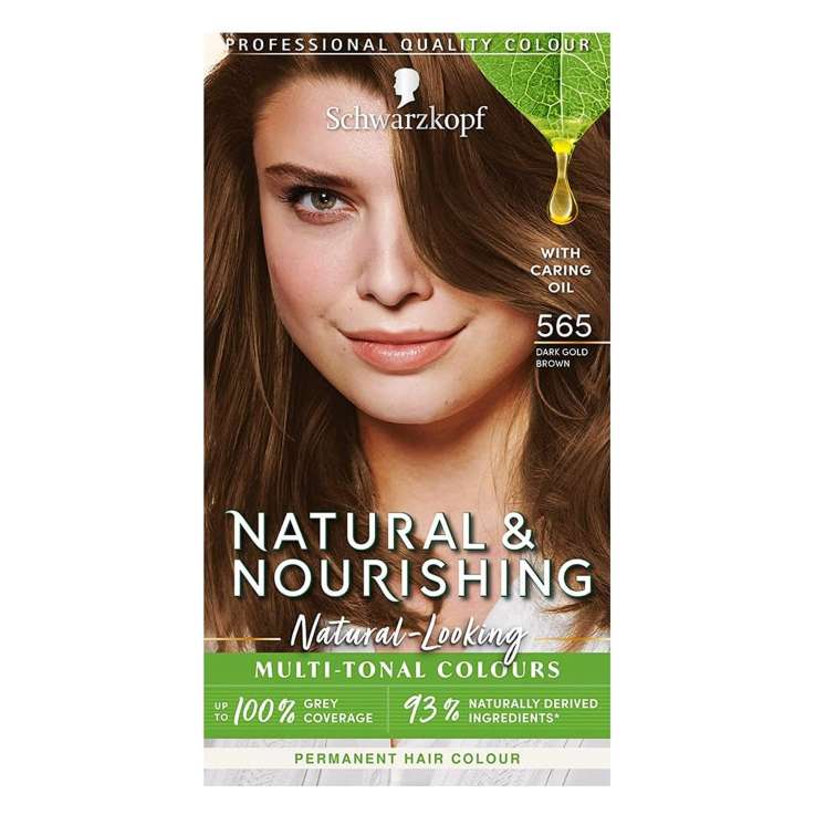 Schwarzkopf Natural & Nourishing - 565 Dark Gold Brown