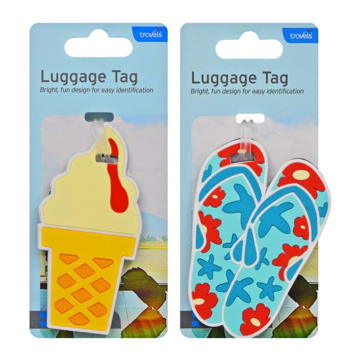 Travels Luggage Tags (Assorted Designs) - Summer Days