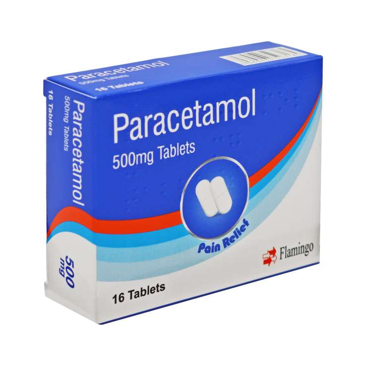 Flamingo Paracetamol (500mg) Tablets (Caplets) 16 Pack