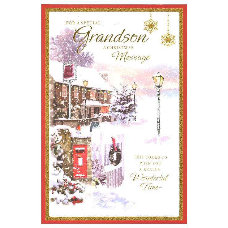 Christmas Cards Code 75 - Grandson