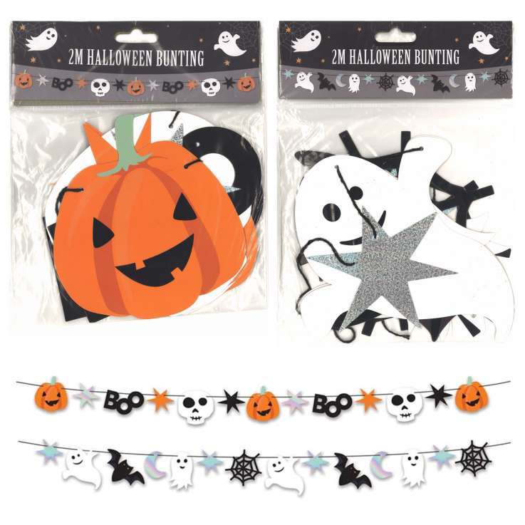 Halloween Bunting (2M) - Assorted Designs