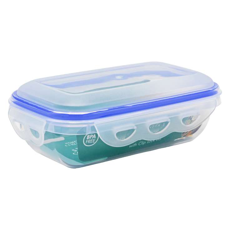 Homeware Essentials Storage Container with Clip Lock Lid (580ml)