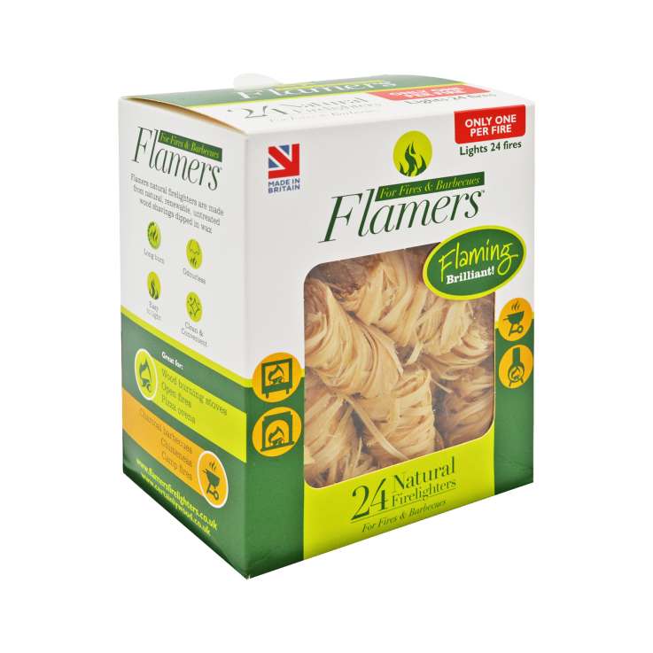 Flamers Natural Firelighters 24 Pack