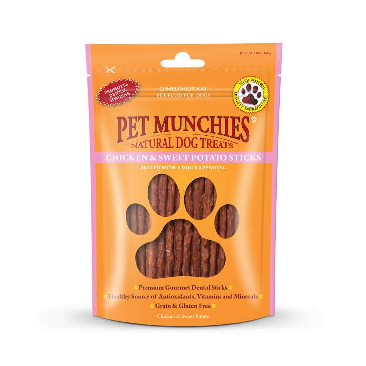 Pet Munchies Chicken and Sweet Potato Treats (90g)