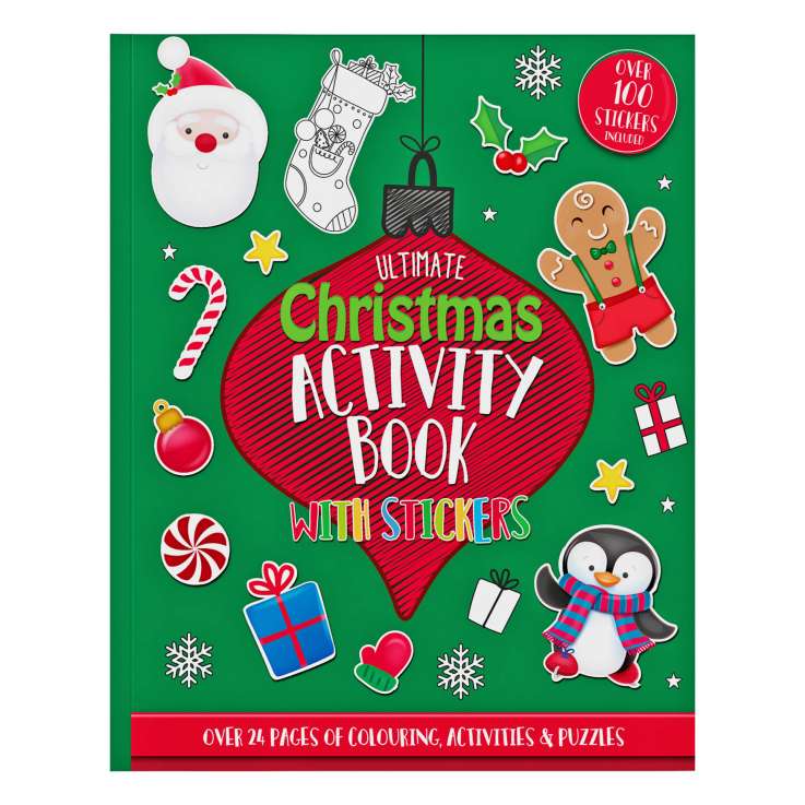 Christmas Activity Book with Stickers (24 Pages)