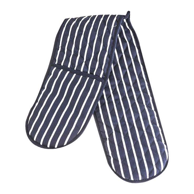 Butchers Stripe Double Oven Glove (18cm x 92cm)