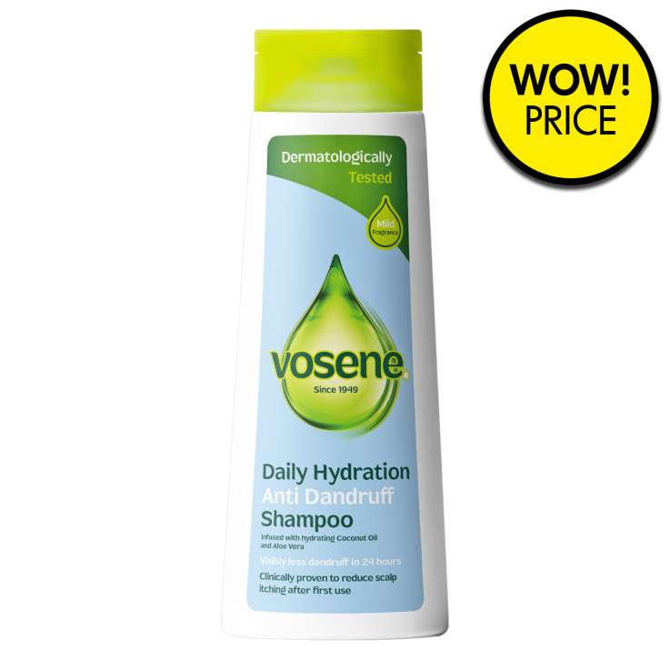 Vosene Daily Hydration Anti Dandruff Shampoo (500ml)