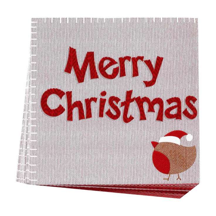 Paper Napkins (33x33cm) 16 Pack - Let It Snow