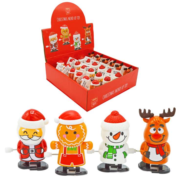 Christmas Novelty Wind-Up Toy - Assorted Characters