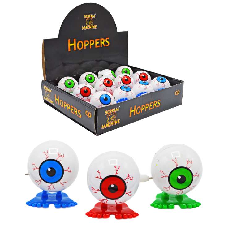 Wind-Up Hoppers (4cm) - Eyeballs