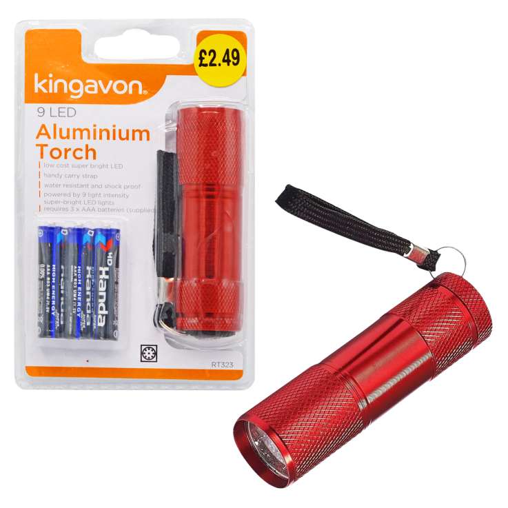 Kingavon 9 LED Pocket Torch (HE43)