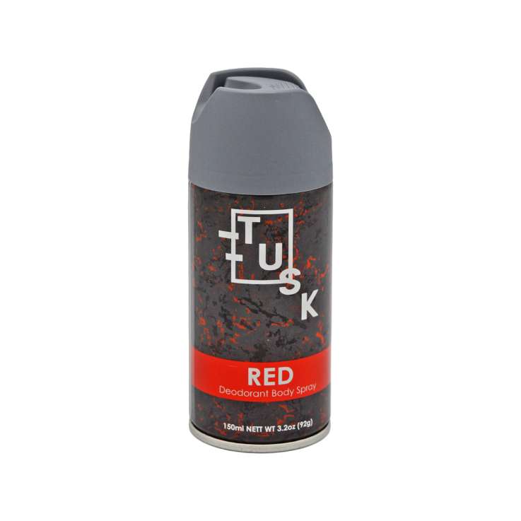 Tusk Deodorant Body Spray (150ml) - Red