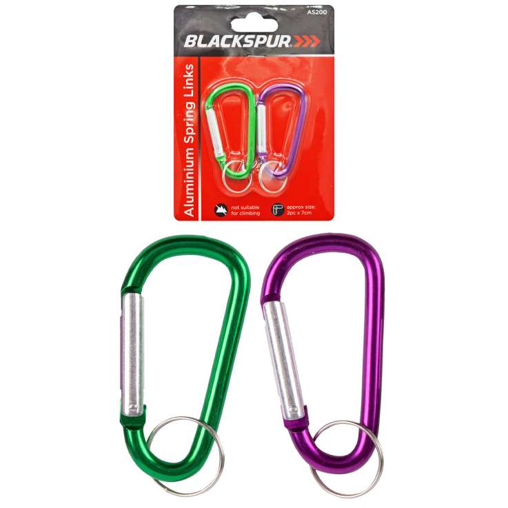 Blackspur Aluminium Spring Links (7cm) 2 Pack