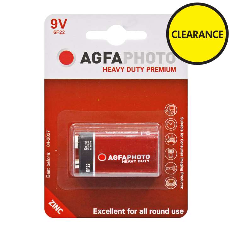 AgfaPhoto Heavy Duty Battery (Single) - 9V