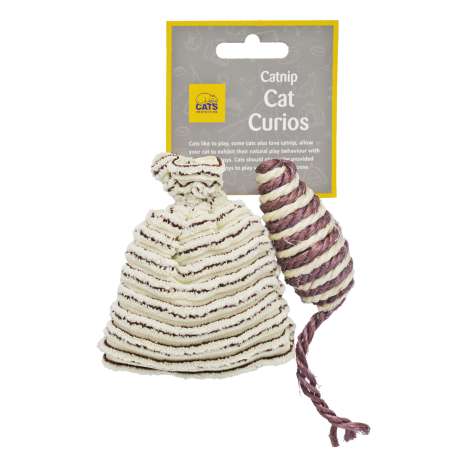 Cats Protection Catnip Cat Curios - Sack & Mouse