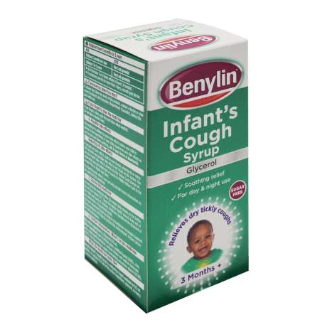 Benylin Infant's Cough Syrup Glycerol 3 Months (125ml) - Apple