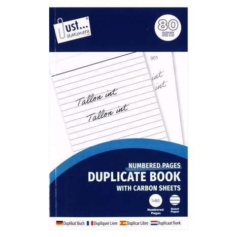 Numbered Duplicate Book (80 Pages)