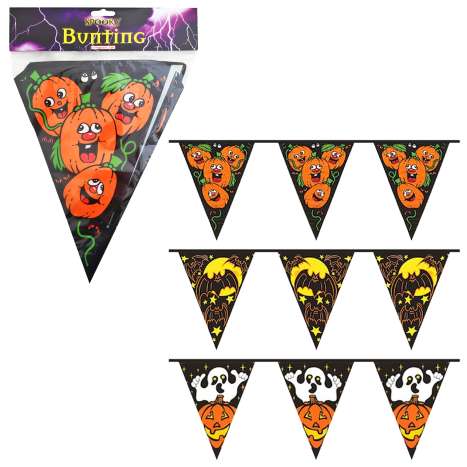 Halloween Bunting (3.6M) - Assorted Designs