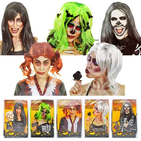 Halloween Wigs - Assorted Styles