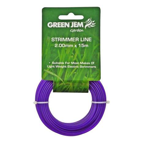 Green Blade Grass Trimmer Line (2mm x 15m) - Purple