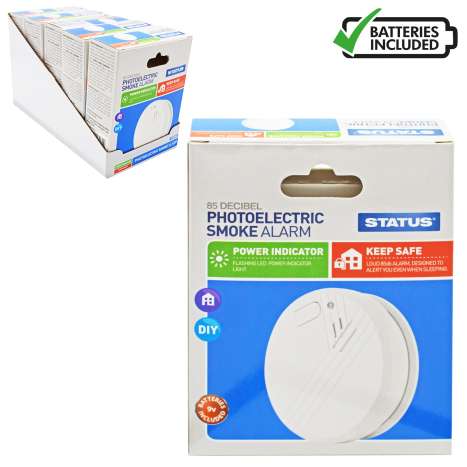 Status Photoelectric Smoke Alarm (85 Decibel)