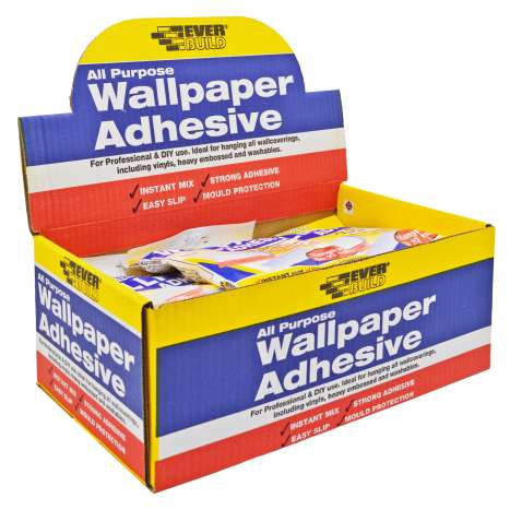 Everbuild All Purpose Wallpaper Adhesive - 10 Roll Sachets