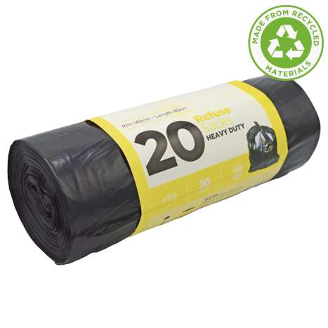 E-Lite Heavy Duty Refuse Sacks (80L) - Roll of 20