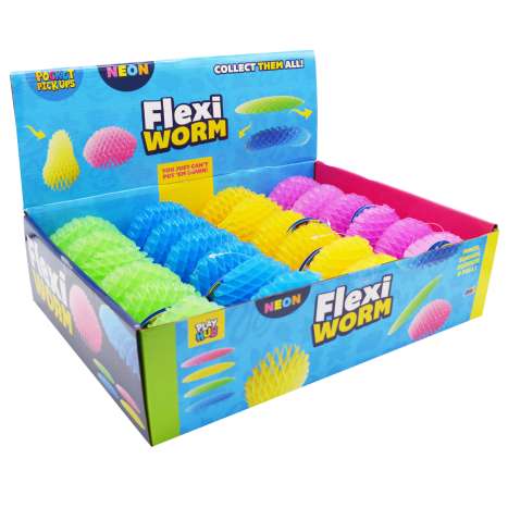 Flexi Worm Fidget Toy - Assorted Colours