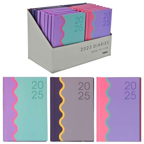 2025 Pocket Diary - Assorted Colours