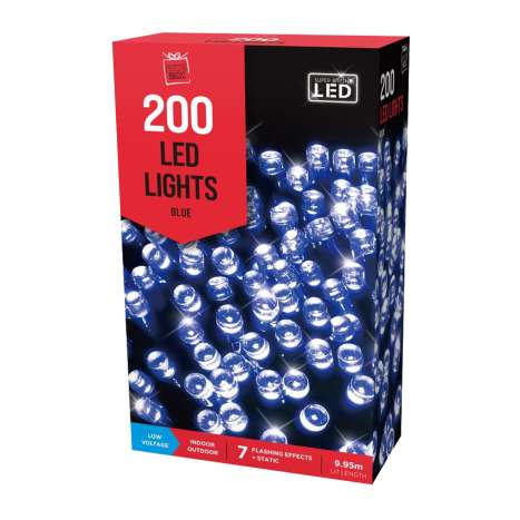 200 LED Lights (9.95m) - Blue