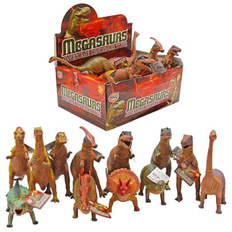 Megasaurs Dinosaur Soft Figures (20cm) - Assorted