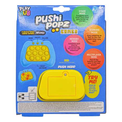 Pushi Popz LED Light Up Fidget Game