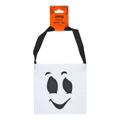 Halloween Felt Treat Bag (20cm x 20cm) - Ghost