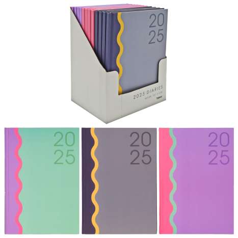 2025 A5 Diary - Assorted Colours