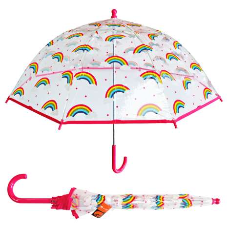 Drizzles Kids Dome Umbrella - Rainbows